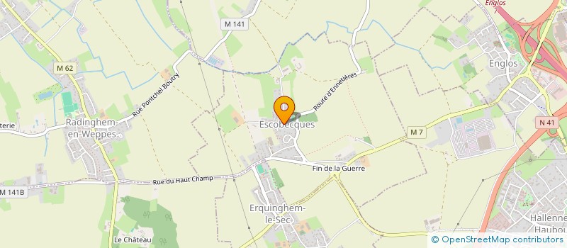 localisation de l'entreprise SPEED HABITAT à ESCOBECQUES