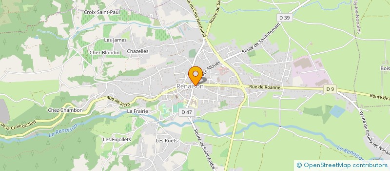 localisation de l'entreprise SPEED INFORMATIQUE à RENAISON