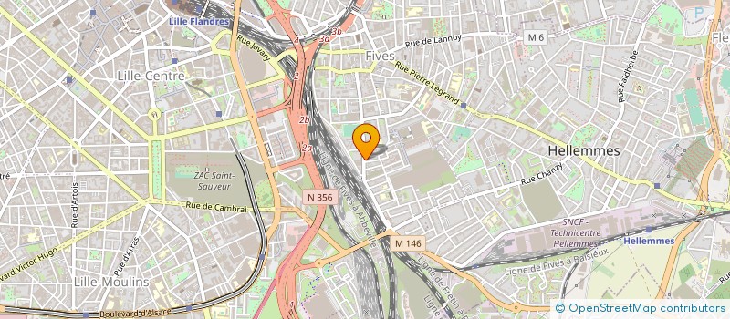 localisation de l'entreprise SPEED LINE à LILLE