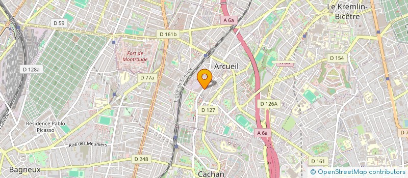 localisation de l'entreprise SPEED LOC 23  ARCUEIL