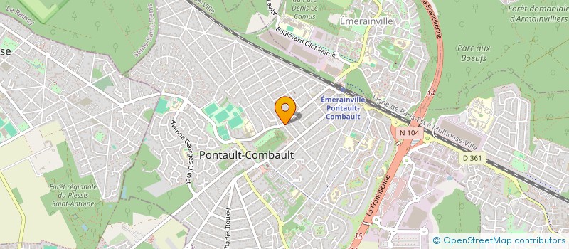 localisation de l'entreprise SPEED MAGIC PIZZA à PONTAULT-COMBAULT
