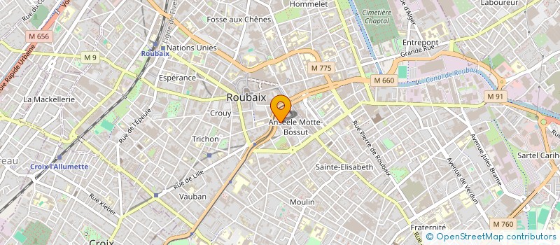 localisation de l'entreprise SPEED MICRO SOLUTIONS (SMS)  ROUBAIX