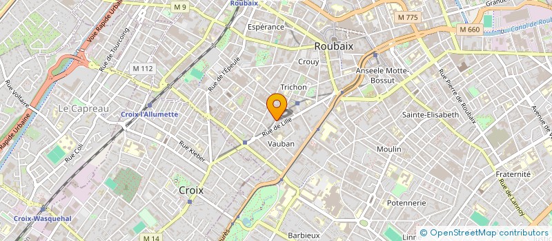 localisation de l'entreprise SPEED MONDIAL CAR  ROUBAIX