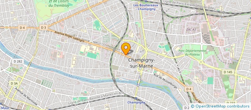 localisation de l'entreprise SPEED MOTORCYCLES SARL à CHAMPIGNY-SUR-MARNE