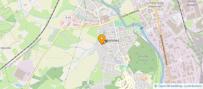 localisation de l'entreprise SPEED N COLIS à LE MANS