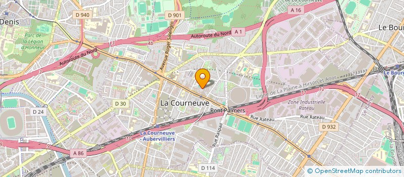 localisation de l'entreprise SPEED NEM à LA COURNEUVE