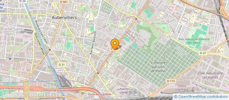 localisation de l'entreprise SPEED OPTIQUE à PANTIN