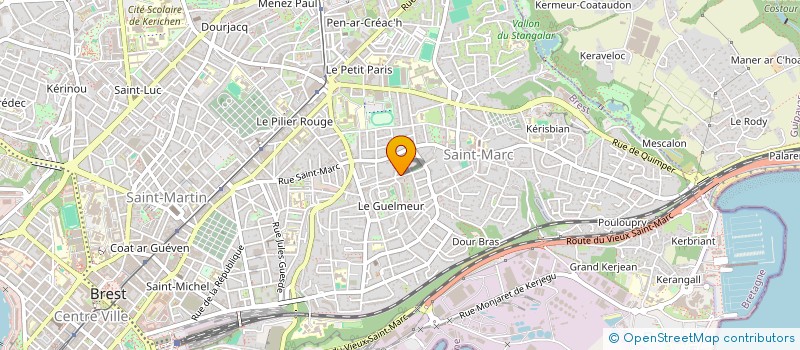 localisation de l'entreprise SPEED OPTIQUE à BREST