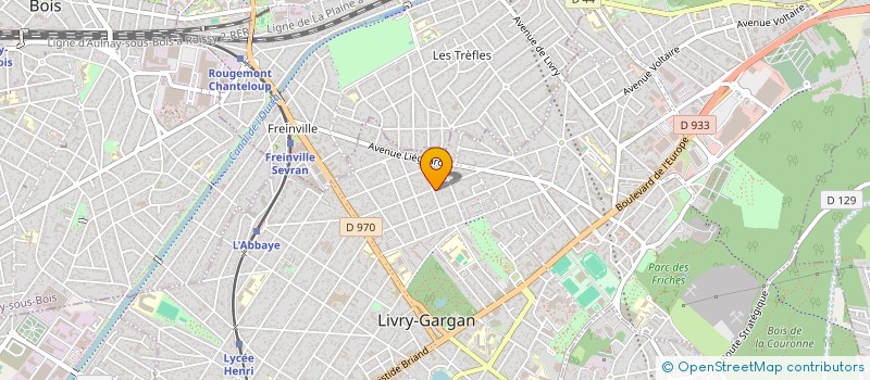 localisation de l'entreprise SPEED PARKING ROISSY à LIVRY-GARGAN