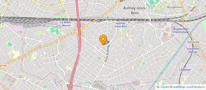 localisation de l'entreprise SPEED PERFORMANCE à AULNAY-SOUS-BOIS