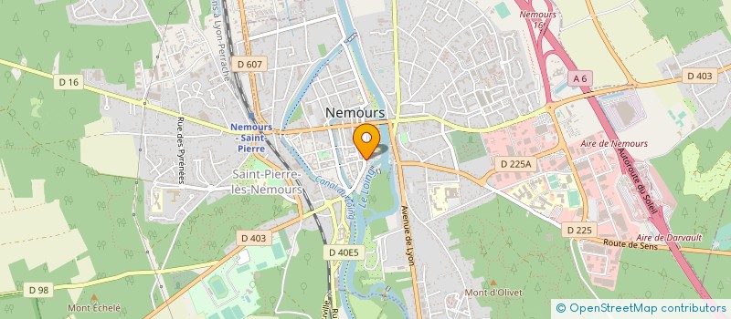 localisation de l'entreprise SPEED'PIZZ à NEMOURS