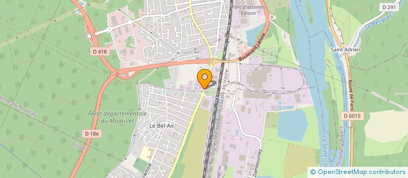 localisation de l'entreprise SPEED PLIAGE SASU à SAINT-ETIENNE-DU-ROUVRAY