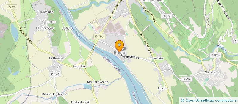 localisation de l'entreprise SPEED PNEUS à BRIORD