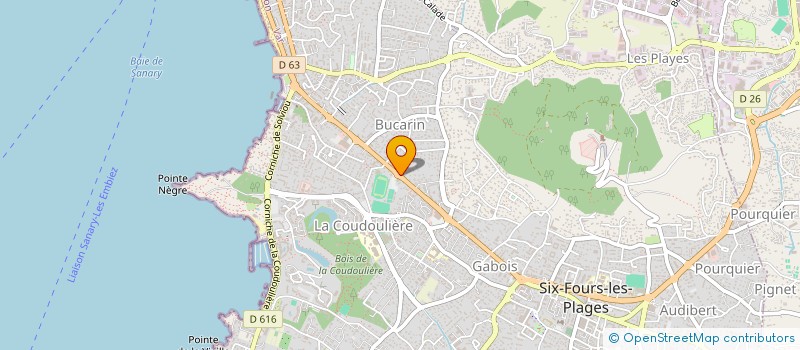 localisation de l'entreprise SPEED PNEUS à SIX-FOURS-LES-PLAGES