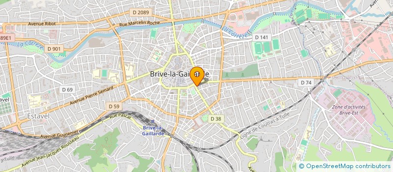 localisation de l'entreprise SPEED QUEEN BRIVE à BRIVE-LA-GAILLARDE