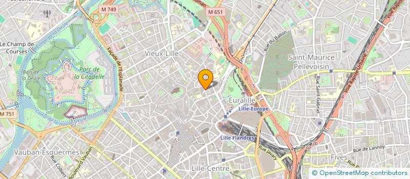 localisation de l'entreprise SPEED RABBIT PIZZA à LILLE