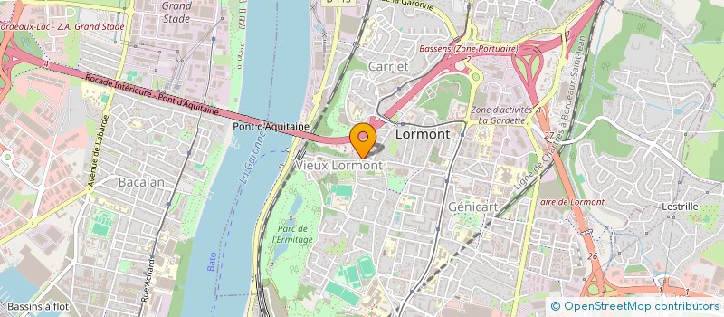 localisation de l'entreprise SPEED RABBIT'S AUTO ECOLE  LORMONT