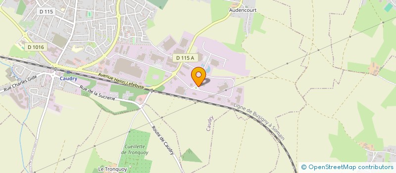 localisation de l'entreprise SPEED RAMASSE  CAUDRY