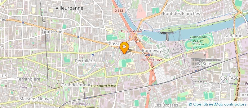 localisation de l'entreprise SPEED RENOV 69  VILLEURBANNE