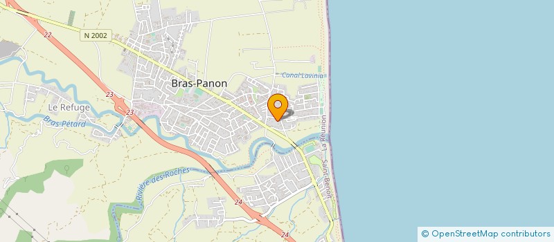 localisation de l'entreprise SPEED RENOVE SARL  BRAS-PANON