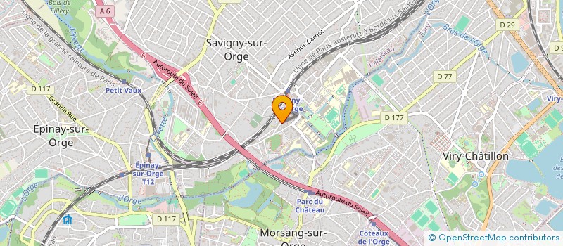 localisation de l'entreprise SPEED RESTO à SAVIGNY-SUR-ORGE