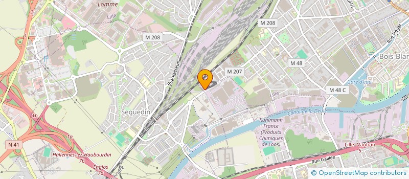 localisation de l'entreprise SPEED RIDEAUX METALLIQUES à LILLE