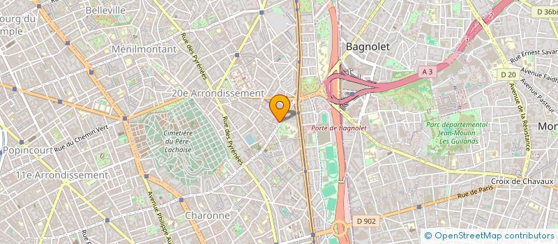 localisation de l'entreprise SPEED SERVICES à PARIS
