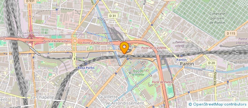 localisation de l'entreprise SPEED SERVICES à PARIS