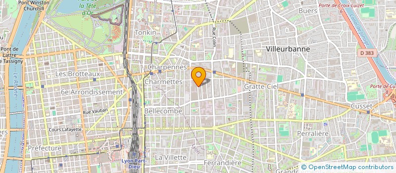 localisation de l'entreprise SPEED STE PRESSE ET EDITION à VILLEURBANNE