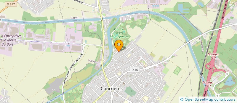 localisation de l'entreprise SPEED TAXI  COURRIERES