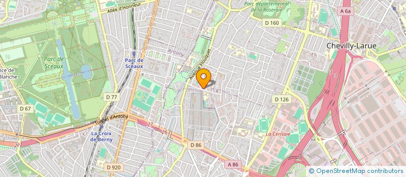 localisation de l'entreprise SPEED TAXI  L'HAY-LES-ROSES