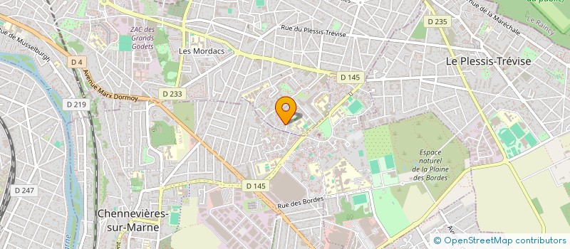 localisation de l'entreprise SPEED TRANS à CHAMPIGNY-SUR-MARNE