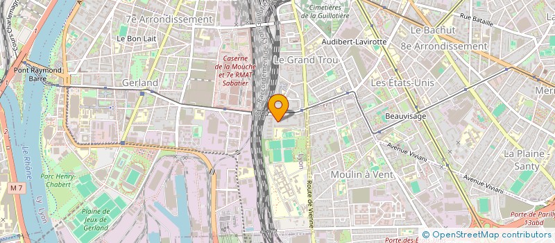 localisation de l'entreprise SPEED TRANS EXPRESS à LYON