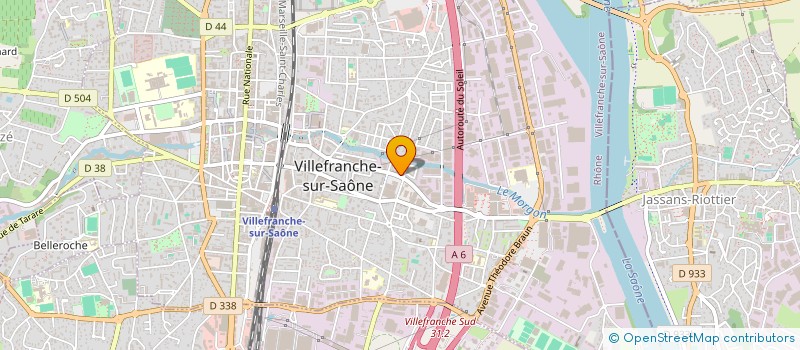 localisation de l'entreprise SPEED TRANSERVICES SAS à VILLEFRANCHE-SUR-SAONE