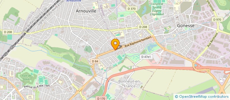 localisation de l'entreprise SPEED TRANSPORT  ARNOUVILLE