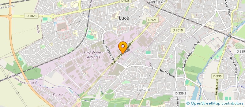 localisation de l'entreprise SPEED TRANSPORT à LUISANT