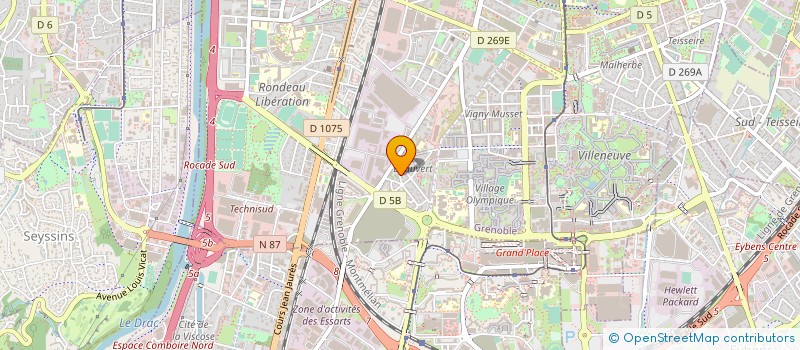 localisation de l'entreprise SPEED TRANSPORT MULTISERVICE à GRENOBLE