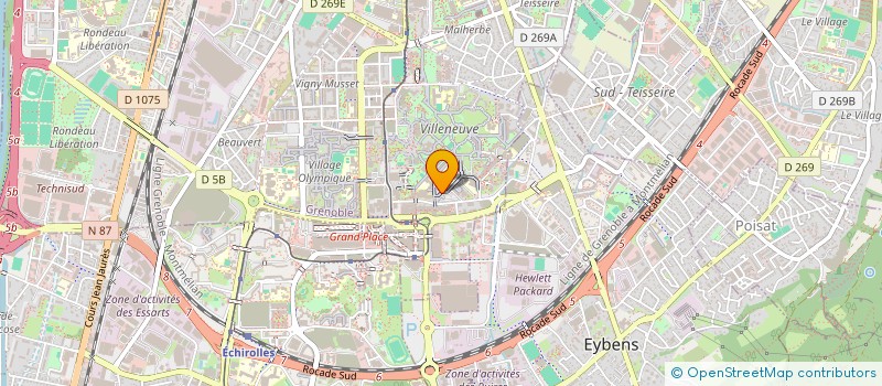 localisation de l'entreprise SPEED TRANSPORTS SERVICES à GRENOBLE