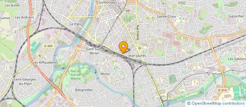 localisation de l'entreprise SPEED TRAVAUX  LE MANS