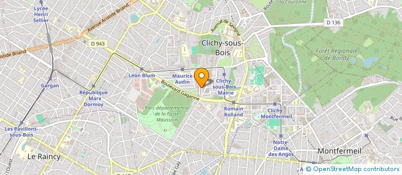 localisation de l'entreprise SPEED VAN à CLICHY-SOUS-BOIS