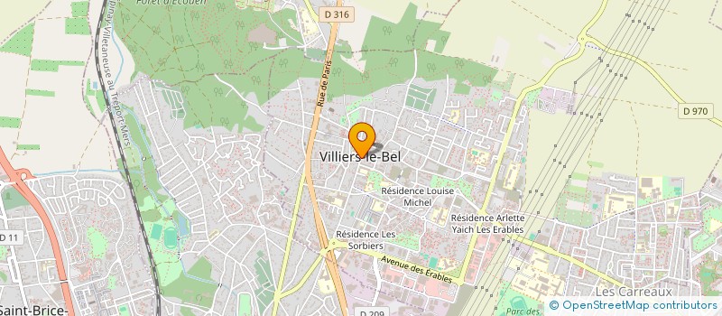 localisation de l'entreprise SPEED VILLIERS LE BEL  VILLIERS-LE-BEL
