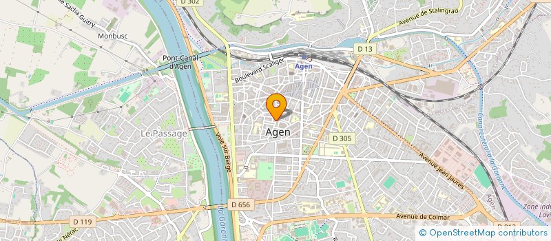 localisation de l'entreprise SPEED VITRAGE  AGEN