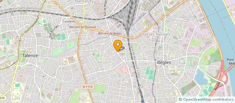 localisation de l'entreprise SPEED VITRINE à BEGLES