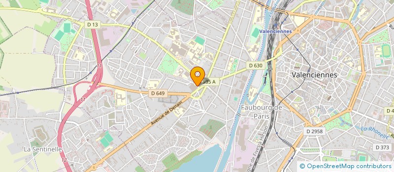 localisation de l'entreprise SPEED WORLD à VALENCIENNES