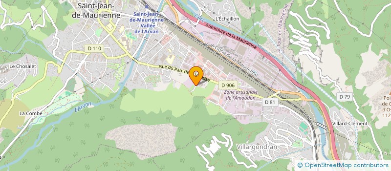 localisation de l'entreprise SPEEDBELLES'AIR  FONTCOUVERTE-LA TOUSSUIRE