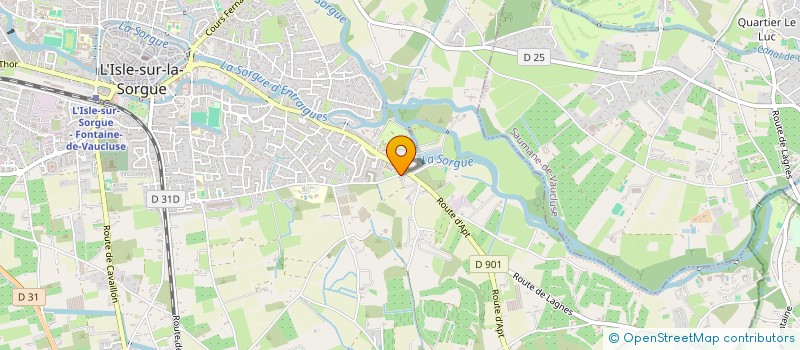 localisation de l'entreprise SPEEDDEVIS à L'ISLE-SUR-LA-SORGUE