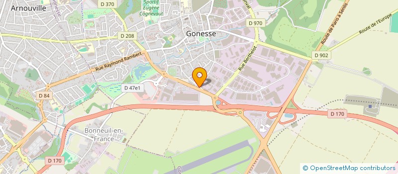 localisation de l'entreprise SPEEDENTAL  GONESSE