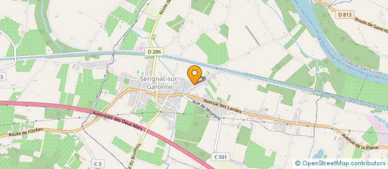 localisation de l'entreprise SPEEDER EXPRESS à SERIGNAC-SUR-GARONNE