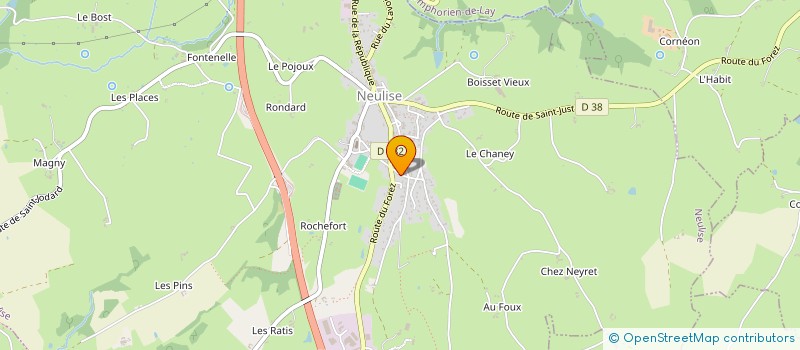 localisation de l'entreprise SPEEDERMAT' à NEULISE
