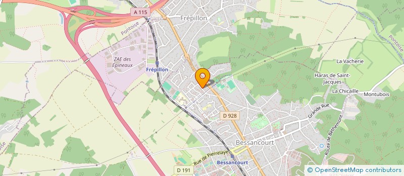 localisation de l'entreprise SPEEDEX à BESSANCOURT